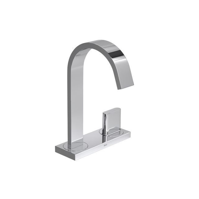 Torneira De Mesa Com Chapa Bica Alta Para Lavatório Polo Cromado - 1191.C33 - Deca Torneira De Mesa Com Chapa Bica Alta Para Lavatório Polo Cromado - 1191.C33 - Deca