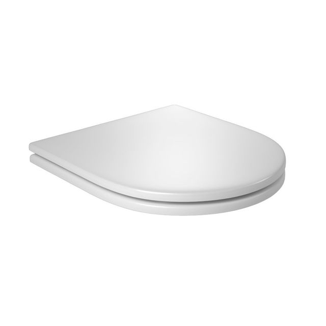 Assento Poliéster Slow Close Com Microban Para Bacias Carrara / Duna / Lk / Level / Nuova Branco / Cromado - AP.237.17 - Deca Assento Poliéster Slow Close Com Microban Para Bacias Carrara / Duna / Lk / Level / Nuova Branco / Cromado - AP.237.17 - Deca