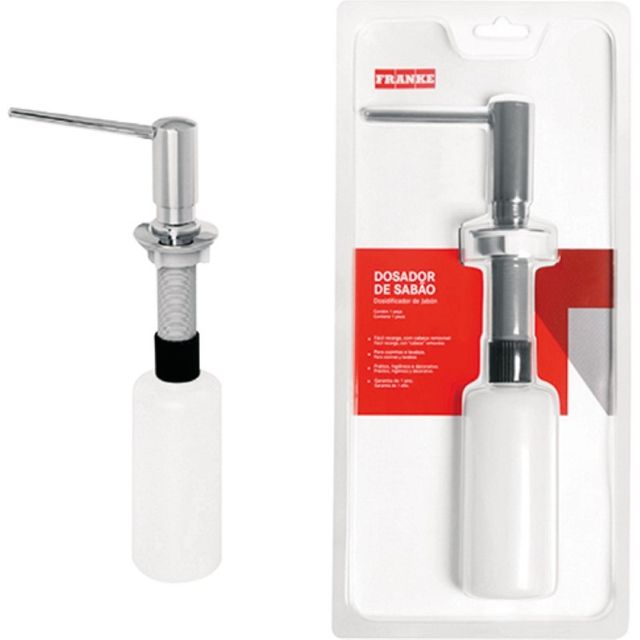 Dosador Detergente aço inox embutir (08326) - Franke Dosador Detergente aço inox embutir (08326) - Franke