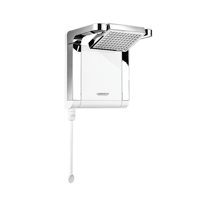 Ducha Acqua Star branco com cromado 127V 5500W - Lorenzetti Ducha Acqua Star branco com cromado 127V 5500W - Lorenzetti
