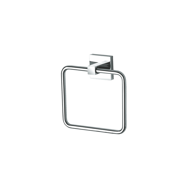 Porta Toalha rosto Quadra cromado - 12120510 - Perflex Porta Toalha rosto Quadra cromado - 12120510 - Perflex