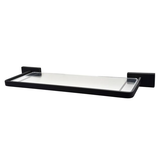 Porta Shampoo Prateleira Dom preto fosco - 12132724 - Perflex Porta Shampoo Prateleira Dom preto fosco - 12132724 - Perflex