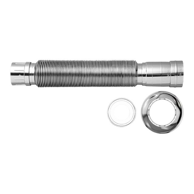 Sifão sanfonado simples cromado - Blukit Sifão sanfonado simples cromado - Blukit