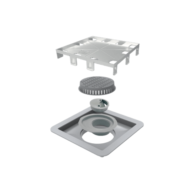 Ralo Square tampa oculta 15x15 (209) - Ralo Linear Ralo Square tampa oculta 15x15 (209) - Ralo Linear