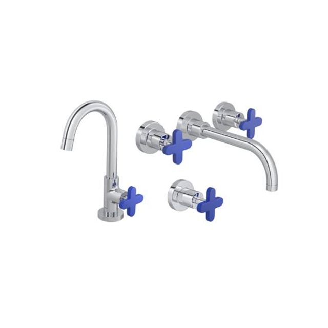 Kit Capinhas Silicone para Misturador Disco Com 3 Capas Azul - 2007.AZU.DSC.KD - Deca Kit Capinhas Silicone para Misturador Disco Com 3 Capas Azul - 2007.AZU.DSC.KD - Deca