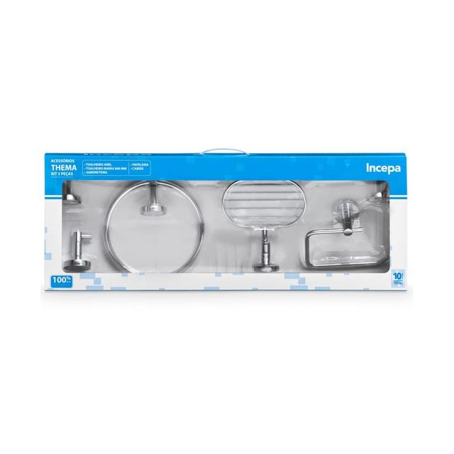 Kit Acessórios 5 Peças Thema - Incepa Kit Acessórios 5 Peças Thema - Incepa