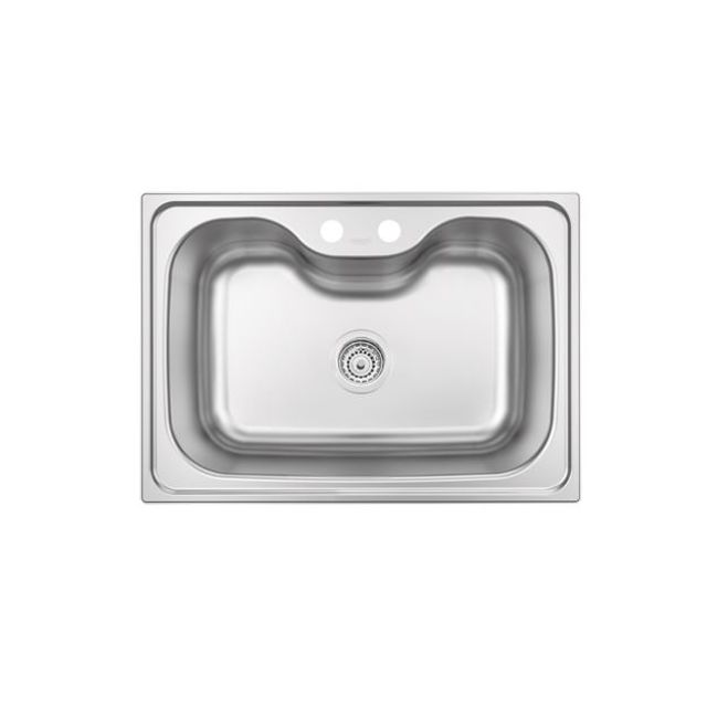 Cuba Morgana 60 FX Undermount em Aço Inox com Acabamento Acetinado com Válvula 69x49 - 93806/192 - Tramontina Cuba Morgana 60 FX Undermount em Aço Inox com Acabamento Acetinado com Válvula 69x49 - 93806/192 - Tramontina