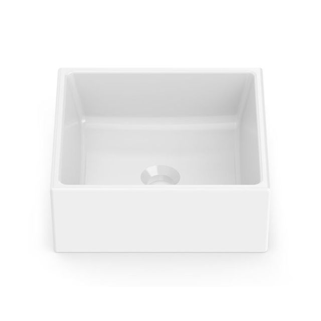 Cuba de apoio Branca Optica Square 350x350 PQ35 - A327A12000 - Roca Cuba de apoio Branca Optica Square 350x350 PQ35 - A327A12000 - Roca