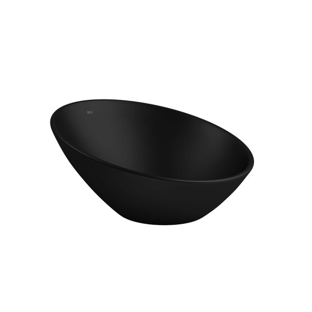 Cuba De Apoio Redonda Meia Lua Ébano Fosco - L.1036.94 - Deca Cuba De Apoio Redonda Meia Lua Ébano Fosco - L.1036.94 - Deca