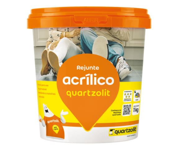 Rejunte Acrílico 1Kg - Palha - Quartzolit