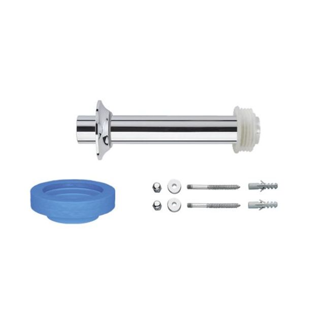 Kit de Instalação para Bacia Convencional com Fixação Vertical Cromado - 1200.C.KIT.P - Deca Kit de Instalação para Bacia Convencional com Fixação Vertical Cromado - 1200.C.KIT.P - Deca