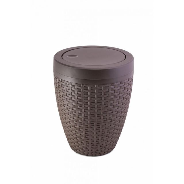 Cesto Rattan 7,5L Marrom - Aquaplás Cesto Rattan 7,5L Marrom - Aquaplás