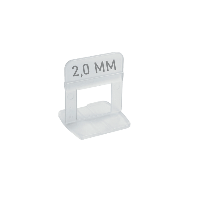 Espaçador Nivelador 2,0 mm / Pacote com 50 peças - 61297 - Cortag Espaçador Nivelador 2,0 mm / Pacote com 50 peças - 61297 - Cortag