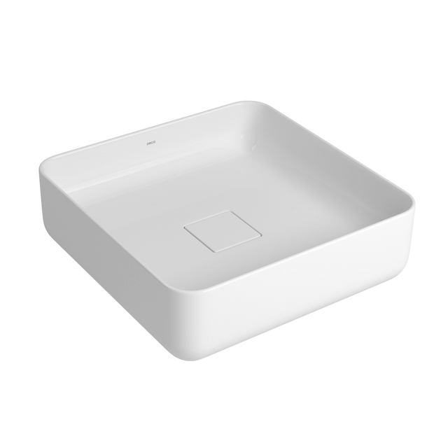 Cuba Quadrada De Apoio 40 Cm Branco Cubas Slim - L.11040.17 - Deca Cuba Quadrada De Apoio 40 Cm Branco Cubas Slim - L.11040.17 - Deca