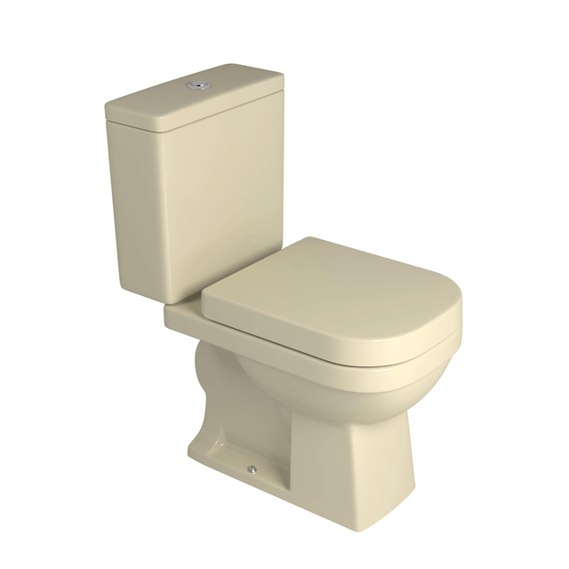 Bacia Para Caixa Acoplada Quadra Creme - P.210.37 - Deca Bacia Para Caixa Acoplada Quadra Creme - P.210.37 - Deca