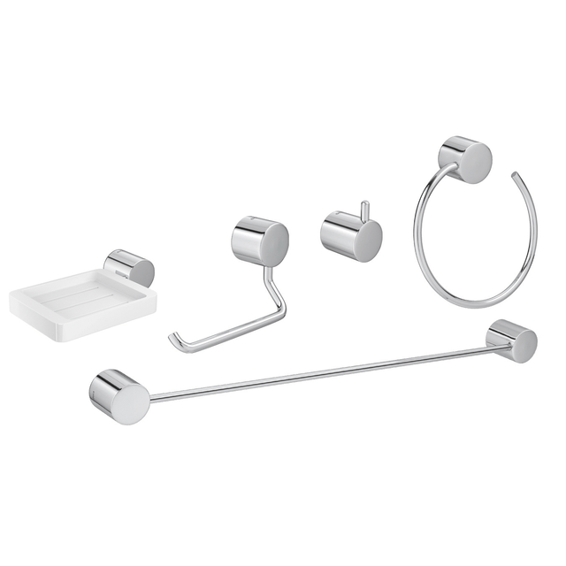 Kit de Acessórios com 5 Peças Flex Cromado - 2000.C.FLX - Deca Kit de Acessórios com 5 Peças Flex Cromado - 2000.C.FLX - Deca