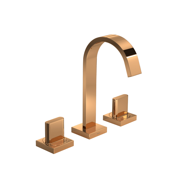 Misturador De Mesa Bica Alta Para Lavatório Polo Red Gold - 1877.GL33.RD - Deca Misturador De Mesa Bica Alta Para Lavatório Polo Red Gold - 1877.GL33.RD - Deca