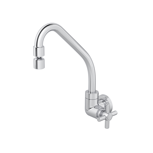 Torneira De Parede Com Bica Móvel Para Cozinha Izy Cromado - 1168.C37 - Deca Torneira De Parede Com Bica Móvel Para Cozinha Izy Cromado - 1168.C37 - Deca