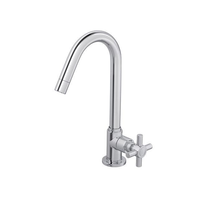 Torneira De Mesa Bica Alta Para Lavatório Izy Cromado - 1198.C37 - Deca Torneira De Mesa Bica Alta Para Lavatório Izy Cromado - 1198.C37 - Deca