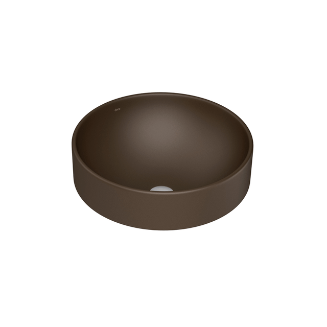 Cuba de sobrepor redonda Marrom Fosco - L.1050.22 - Deca Cuba de sobrepor redonda Marrom Fosco - L.1050.22 - Deca