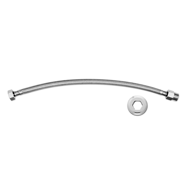 Ligação flexível em aço inox 40 cm - 00607200 - Docol