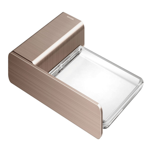 Saboneteira Docol Flat cobre escovado - 01013869 - Docol Saboneteira Docol Flat cobre escovado - 01013869 - Docol