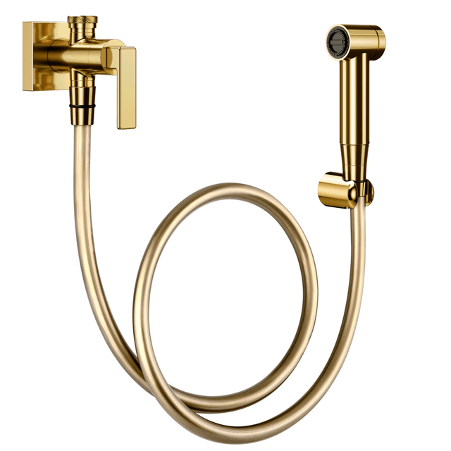 Ducha higiênica com registro e derivação Docol Stillo ouro polido - 00823743 - Docol Ducha higiênica com registro e derivação Docol Stillo ouro polido - 00823743 - Docol