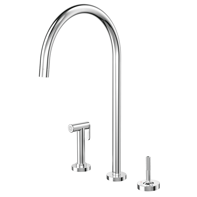 Misturador Joystick cozinha de mesa com ducha lateral - 01546506 - Docol Misturador Joystick cozinha de mesa com ducha lateral - 01546506 - Docol