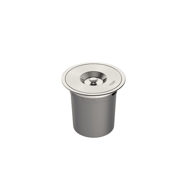 Lixeira de Embutir Clean Round em Aço Inox com Balde Plástico 5 L - 94518/005 - Tramontina