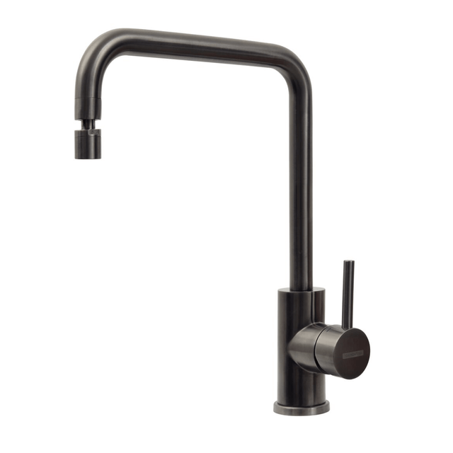 Monocomando Angolare em Aço Inox com Bica Articulada e revestimento PVD Black - 94520/512 - Tramontina Monocomando Angolare em Aço Inox com Bica Articulada e revestimento PVD Black - 94520/512 - Tramontina