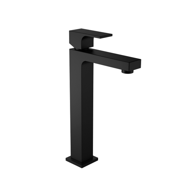 Misturador Monocomando de Mesa Bica Alta para Lavatório Unic Black Matte - 2885.BL90.MT - Deca Misturador Monocomando de Mesa Bica Alta para Lavatório Unic Black Matte - 2885.BL90.MT - Deca