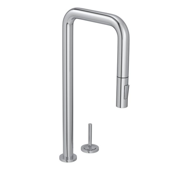 Monocomando Cozinha De Mesa Deca You Wave Bica Alta Reta e Acionamento Flat Deca You Cromado - 2290.C.03 - Deca Monocomando Cozinha De Mesa Deca You Wave Bica Alta Reta e Acionamento Flat Deca You Cromado - 2290.C.03 - Deca