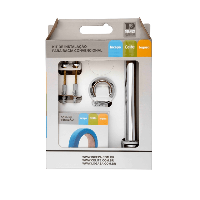 Kit de Instalação para Bacia Convencional - 3006380000100 - Celite Kit de Instalação para Bacia Convencional - 3006380000100 - Celite