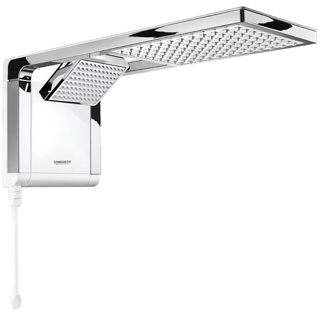 Chuveiro Acqua Duo Branco Cromado 127V 5500W - Lorenzetti Chuveiro Acqua Duo Branco Cromado 127V 5500W - Lorenzetti