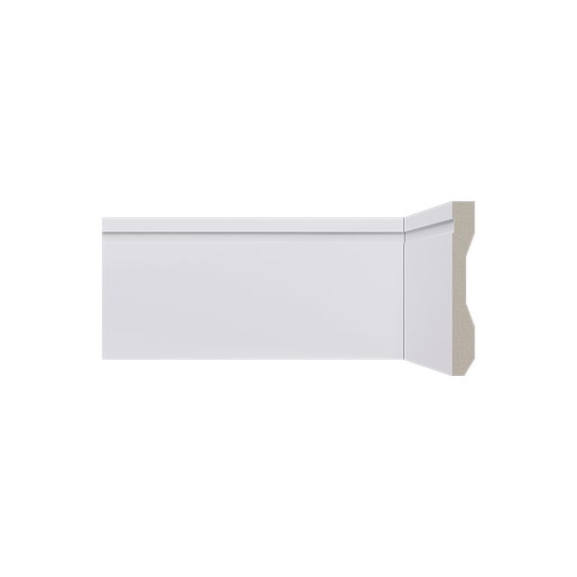 Rodapé Poliestireno Branco 13X10 - LEV102 - Santa Luzia Rodapé Poliestireno Branco 13X10 - LEV102 - Santa Luzia