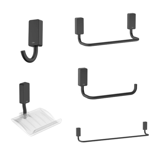 Kit Acessórios New Celite One Preto 5 peças - Celite Kit Acessórios New Celite One Preto 5 peças - Celite