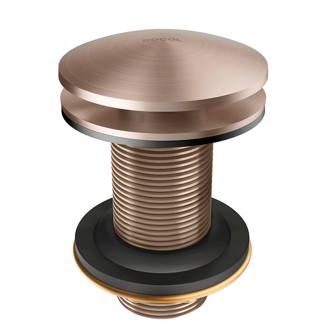 Válvula de saída d'água para lavatorio Click Clack 7/8 cobre escovado - 00922469 - Docol Válvula de saída d'água para lavatorio Click Clack 7/8 cobre escovado - 00922469 - Docol