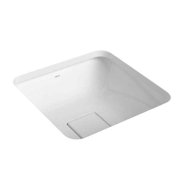 Cuba Quadrada de Embutir 30cm Branco - L.31030.17 - Deca Cuba Quadrada de Embutir 30cm Branco - L.31030.17 - Deca