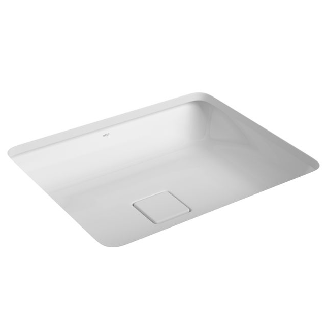 Cuba Retangular de Embutir Branco Slim 50cm - L.33050.17 - Deca Cuba Retangular de Embutir Branco Slim 50cm - L.33050.17 - Deca