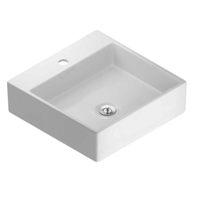 Cuba de apoio Taut 41x41 com mesa Branco - 28696BR-1 - Kohler Cuba de apoio Taut 41x41 com mesa Branco - 28696BR-1 - Kohler