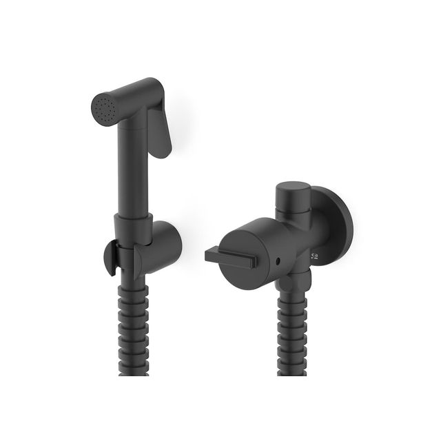 Ducha higiênica Matte Black com derivação - A5A787FNBC - Roca Ducha higiênica Matte Black com derivação - A5A787FNBC - Roca