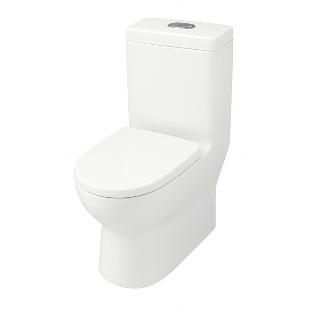 Kit Bacia Sanitária branca com Caixa Monobloco - Riwa - Doha
