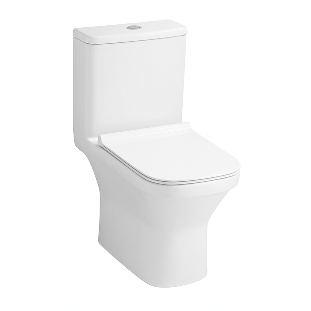 Kit Bacia Sanitária branca com Caixa Monobloco - Noor - Doha