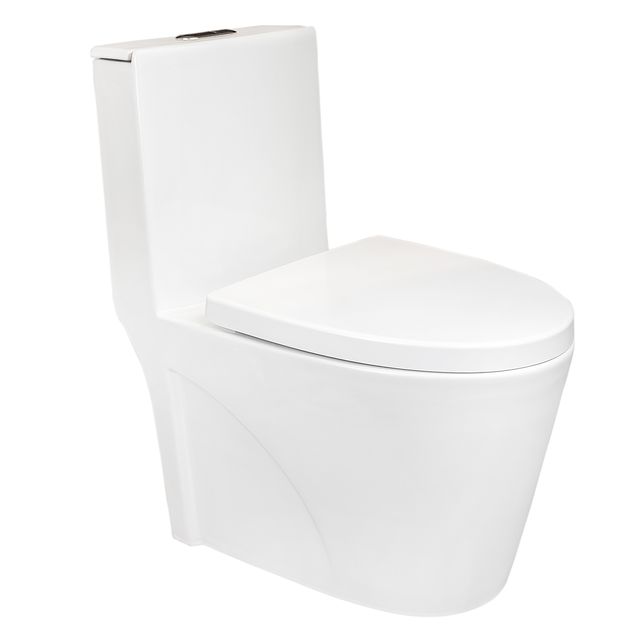 Kit Bacia Sanitária branca com Caixa Monobloco - Riwa - Doha Kit Bacia Sanitária branca com Caixa Monobloco - Riwa - Doha