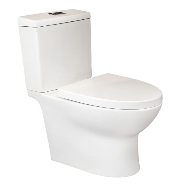 Kit Bacia Sanitária branca com Caixa Acoplada - Souq - Doha