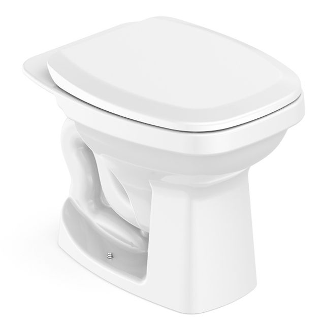 Kit Bacia Convencional Art, Assento em PP e Itens de Instalação - 1507270010100 - Incepa