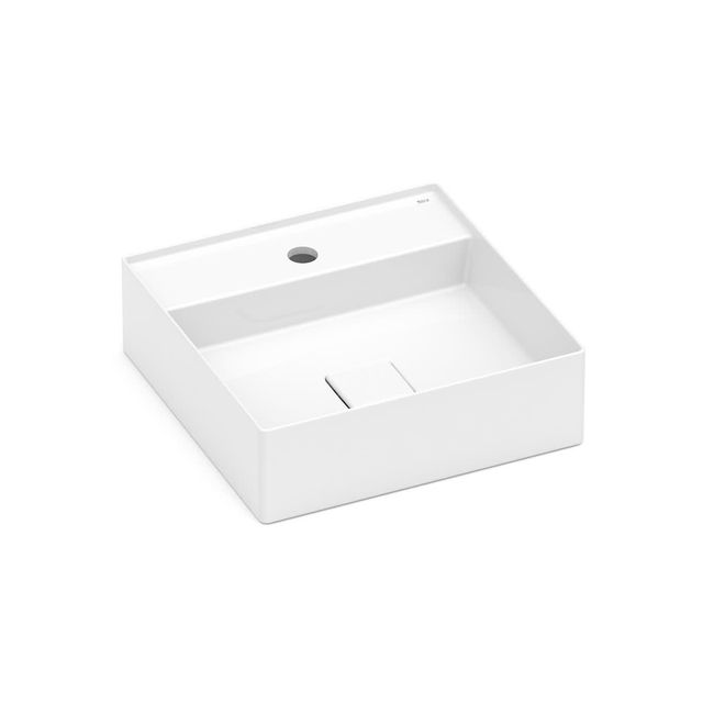 Cuba de apoio 40x40cm Com Mesa Terra T9 Branco - A32787T000 - Roca Cuba de apoio 40x40cm Com Mesa Terra T9 Branco - A32787T000 - Roca