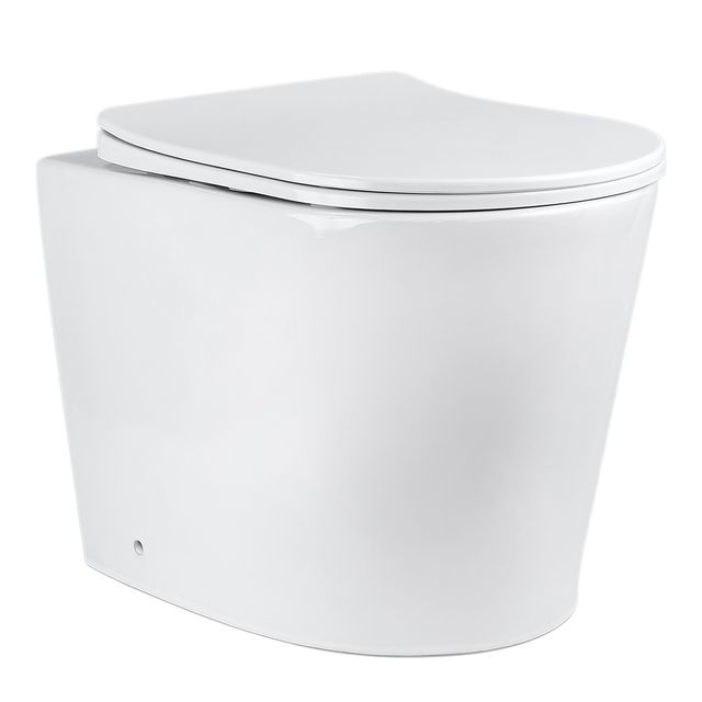 Kit Bacia Sanatária Convencional Branca - Mia - Doha