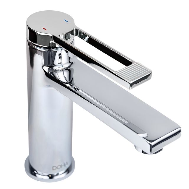 Misturador Monocomando Bica Baixa Cromado Lavatório - 2875.RIWA.CR - Doha Misturador Monocomando Bica Baixa Cromado Lavatório - 2875.RIWA.CR - Doha