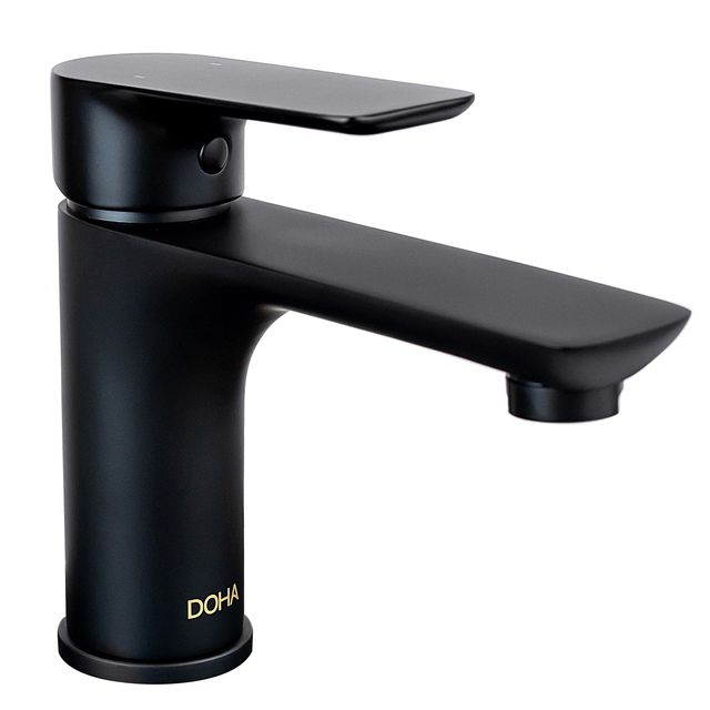 Misturador Monocomando Bica Baixa Preto Lavatório - 2875.SOUQ.PT - Doha